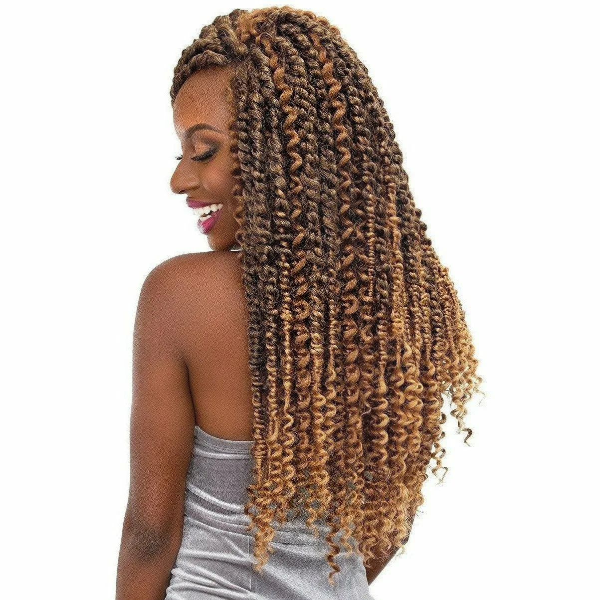 Janet Collection: Nala Tress Passion Water Wave Mix 24" Crochet Braids thumbnail 2
