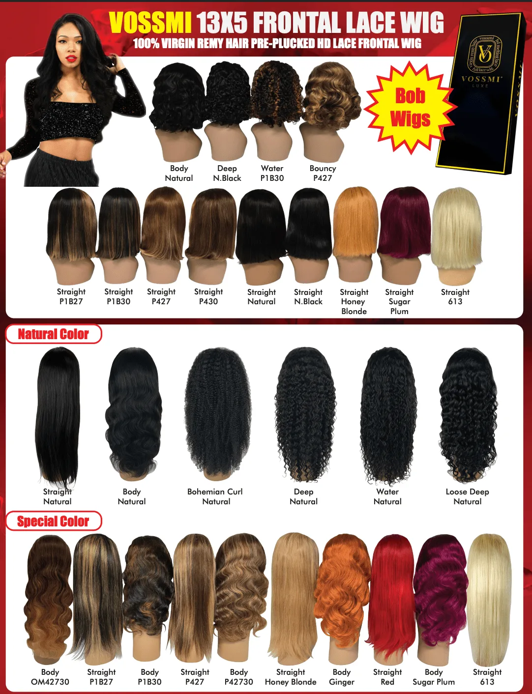 Beautiful Day Vossmi 13X5 HD Frontal Lace Wig - Body Wave