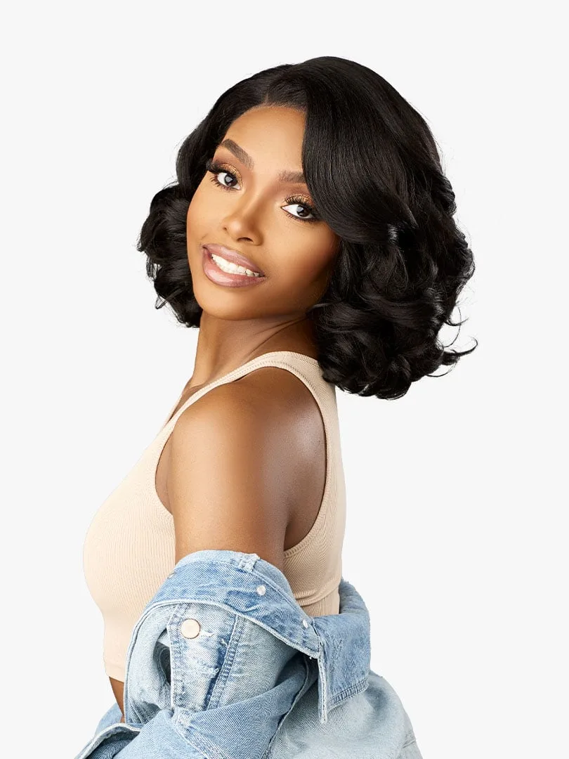 Sensationnel Kinky Edges Y-Part HD Lace Wig – Barrel Curl 12" thumbnail 6