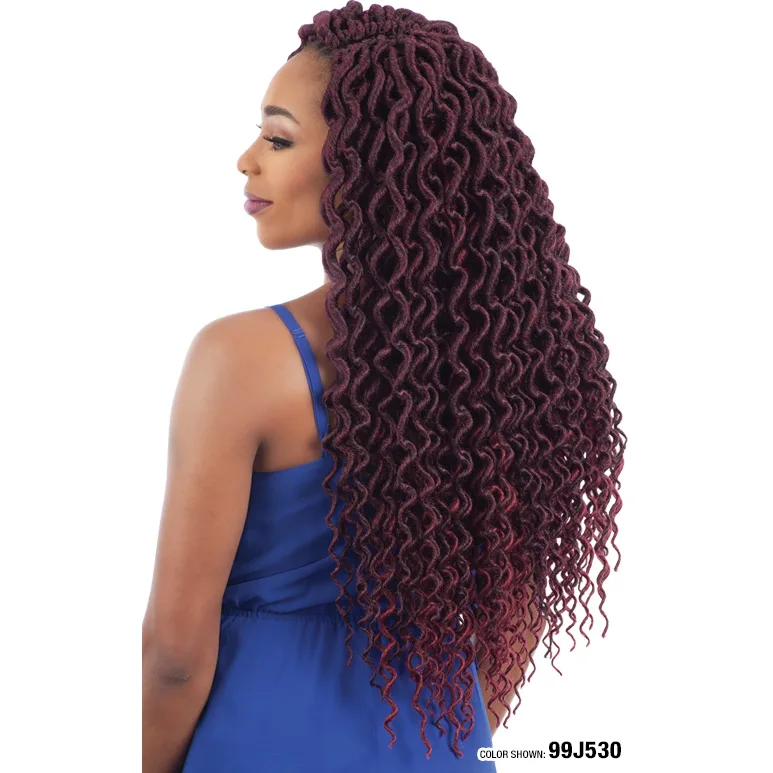 FreeTress: 2X Plumpy Curly Faux Loc 20" Crochet Braids thumbnail 3