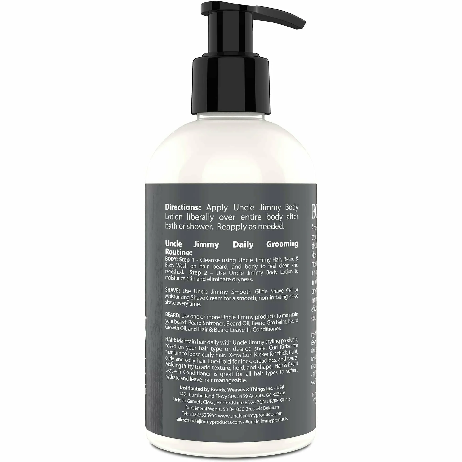 Uncle Jimmy Body Lotion 8oz thumbnail 3
