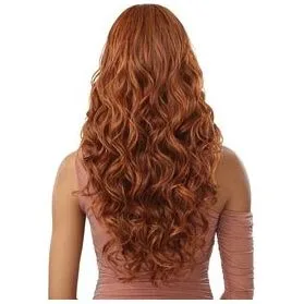 Outre 5"x 5" HD Lace Closure Lace Front Wig Human Hair Blend - Glam Curls 24" thumbnail 4