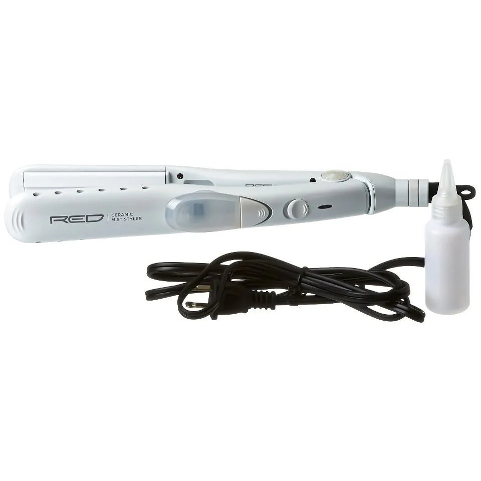 Red by Kiss 1 1/4" Ultrasonic Mist Flat Iron thumbnail 3