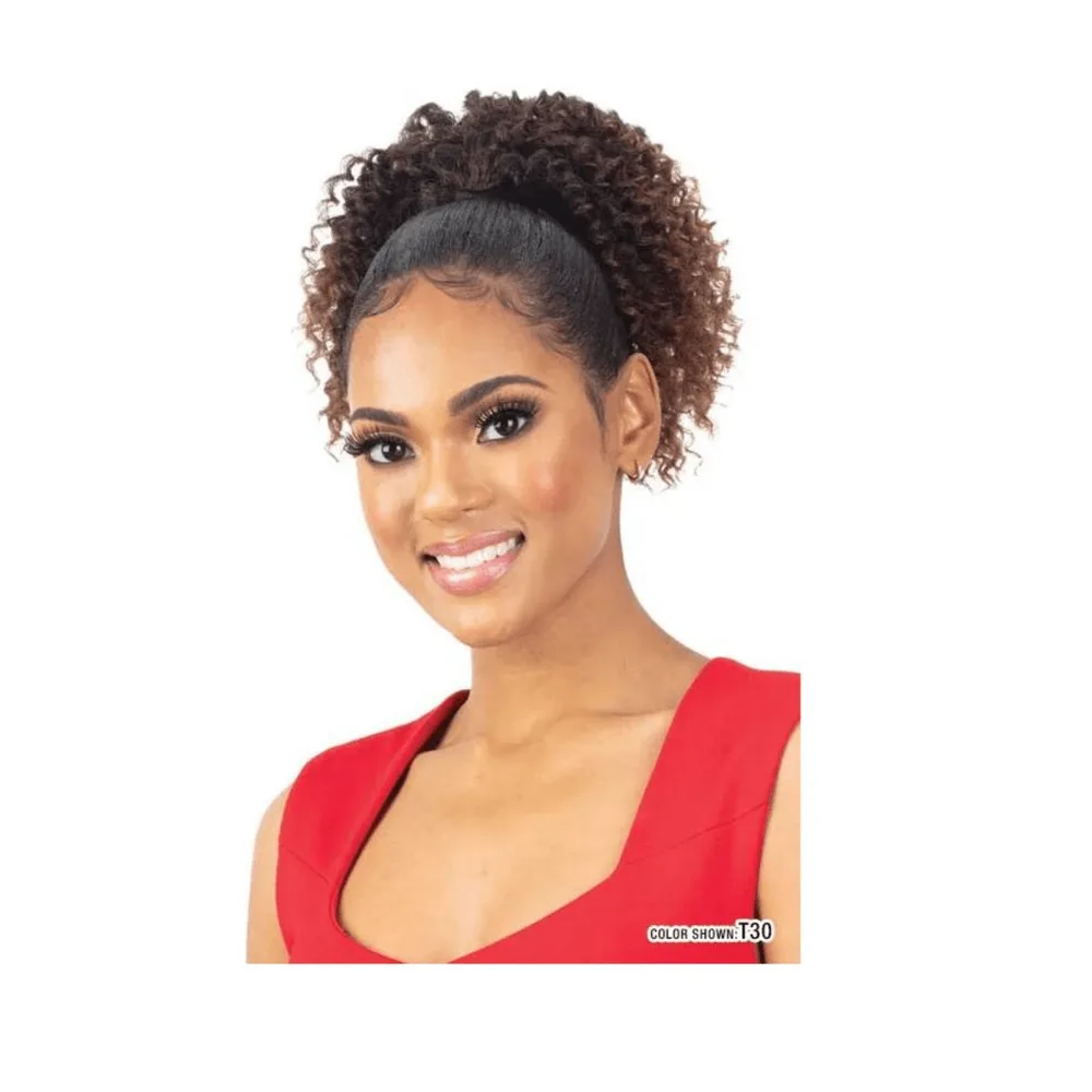 Mayde Beauty Synthetic Drawstring Ponytail - Bubbly Pop 10” thumbnail 5