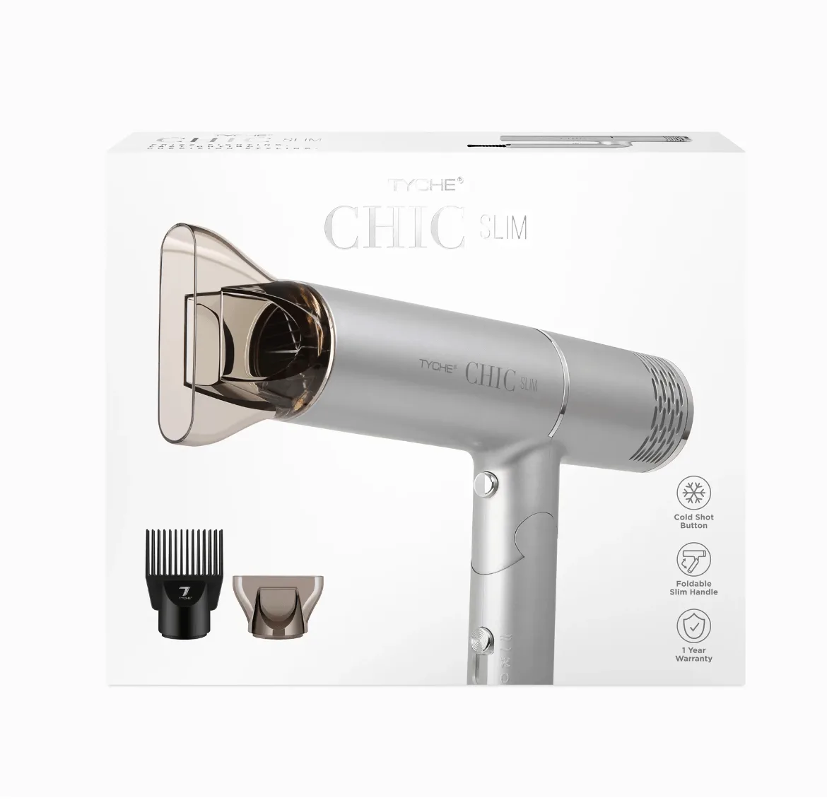 Nicka K New York Chic Slim Foldable Dryer - 2 Attachments thumbnail 4