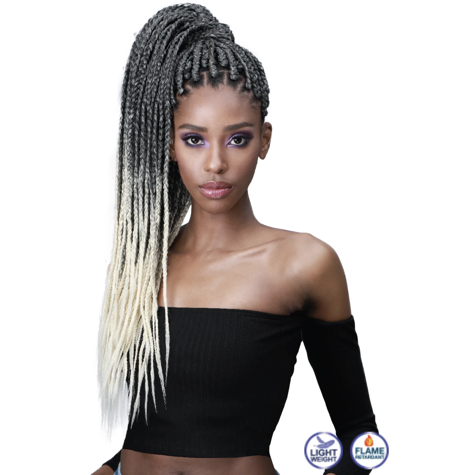 Bobbi Boss: Jumbo Braid Feather Tip Pre Stretched 54" thumbnail 8