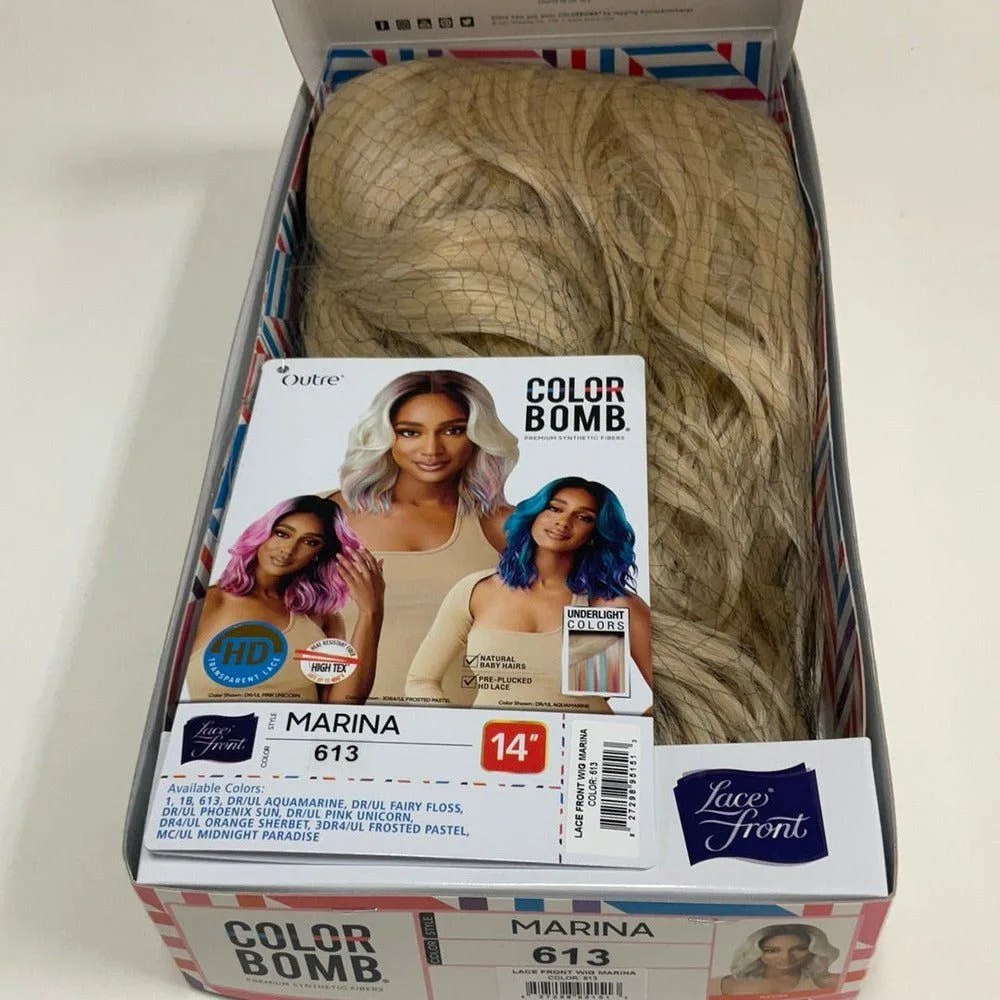 Outre Color Bomb Synthetic HD Lace Front Wig - Marina thumbnail 15