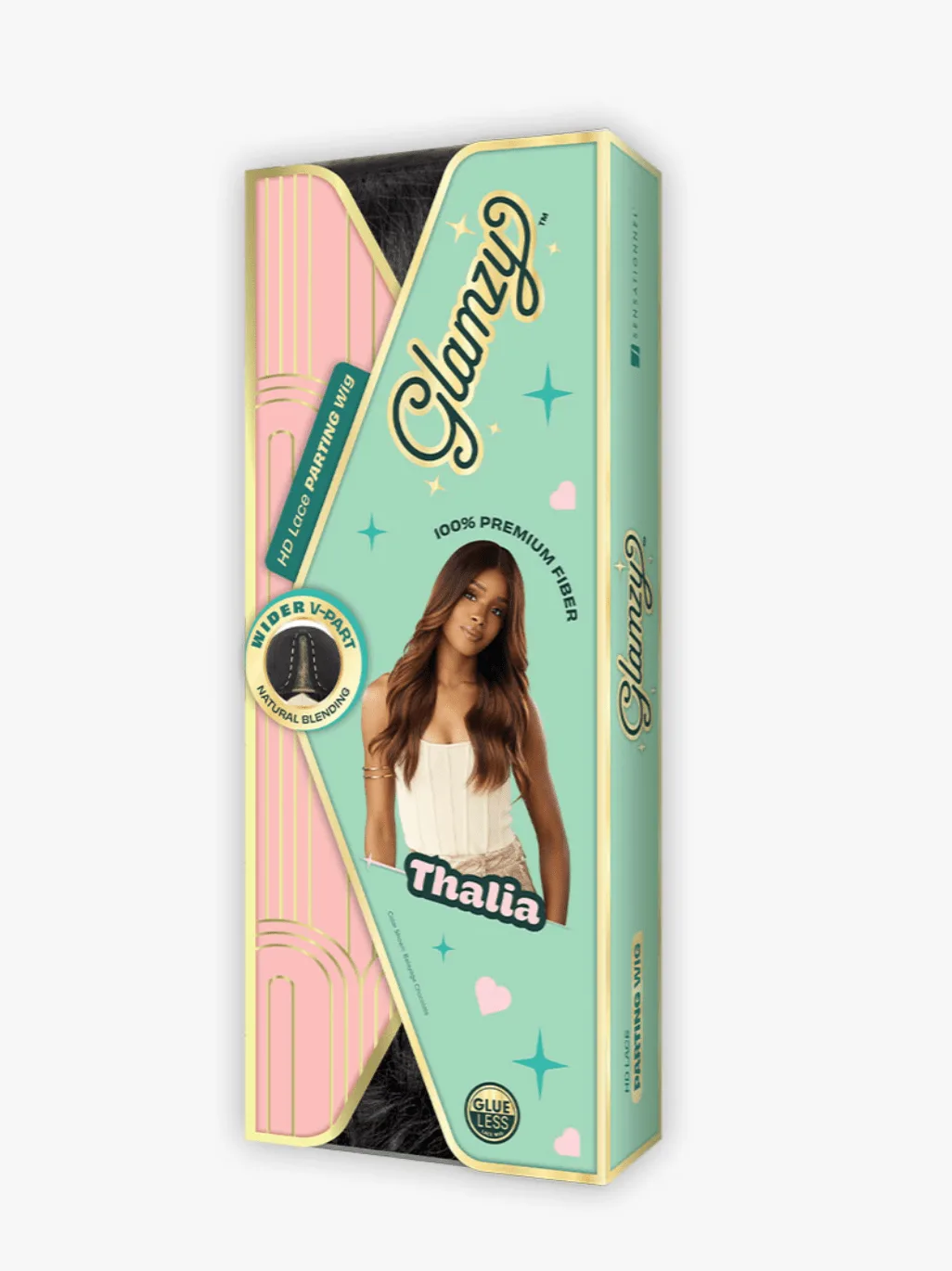 Sensationnel Glamzy HD Lace V-Part Wig – Thalia thumbnail 6