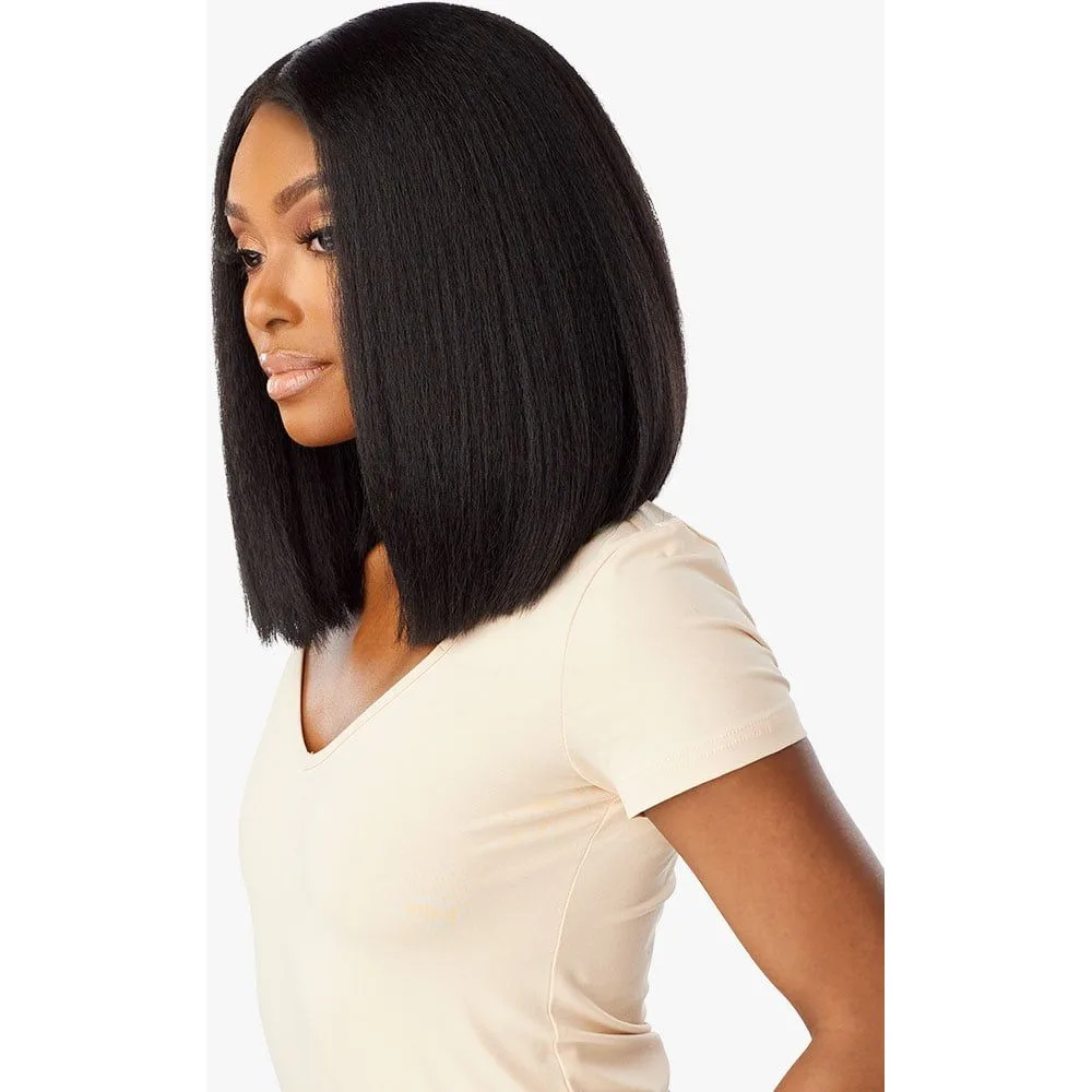 Sensationnel Kinky Edges 13x6 Synthetic HD Lace Front Wig - Kinky Bob 14" thumbnail 3