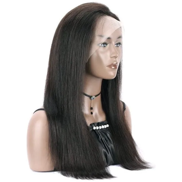 B&B Gold 13x4 100% Brazilian Human Hair Lace Front Wig - Natural Color thumbnail 3