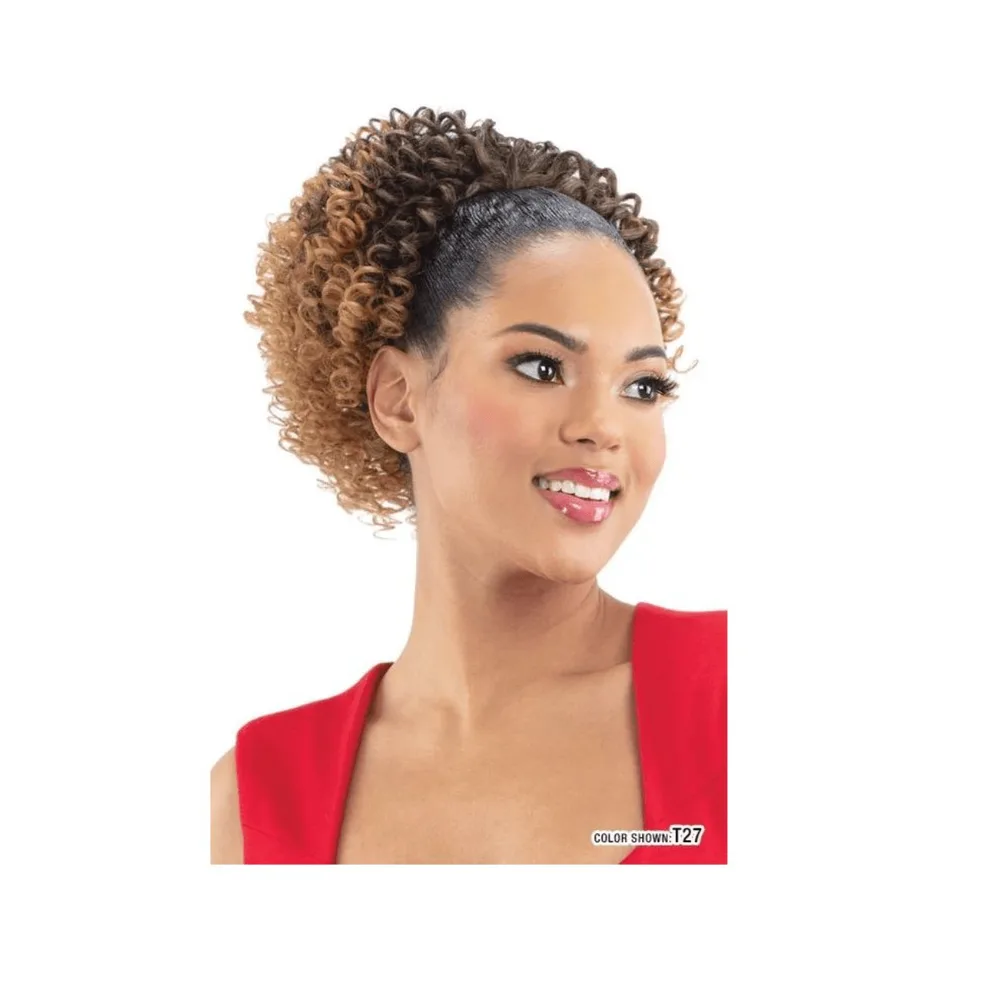 Mayde Beauty Synthetic Drawstring Ponytail - Bubbly Pop 10” thumbnail 4