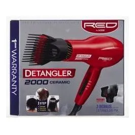 Red by Kiss 2000 Ceramic Detangler Blowdryer