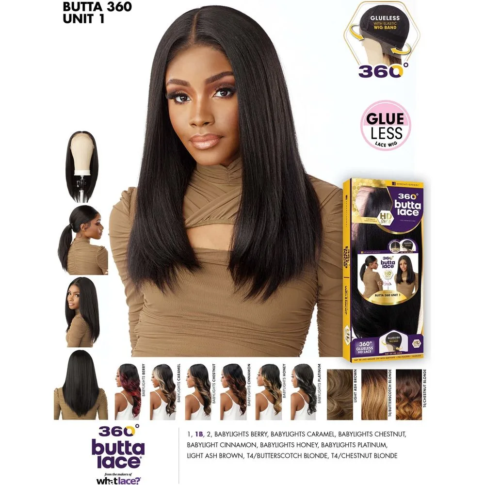 Sensationnel Butta Lace 360­­° HD Synthetic Lace Wigs - Unit 1 thumbnail 4