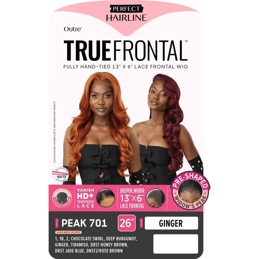 Outre Perfect Hairline True Frontal 13x6 HD Lace Front Wig - Peak 701 thumbnail 2