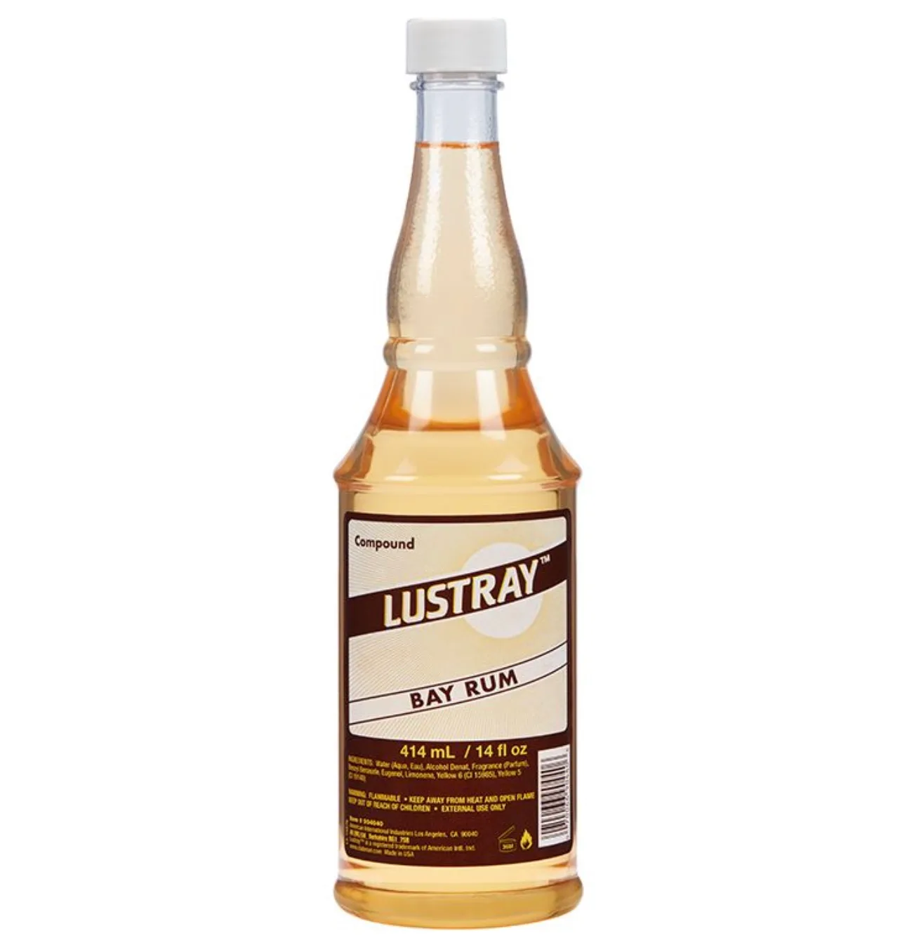 CLUBMAN Lustray Bay Rum Compound Cologne (14 oz)