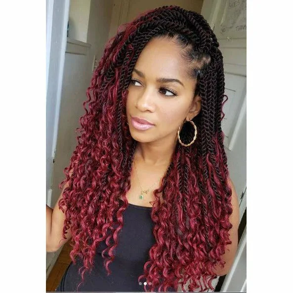 Afri-Naptural: 3X Boho Senegal Twist 20" thumbnail 5