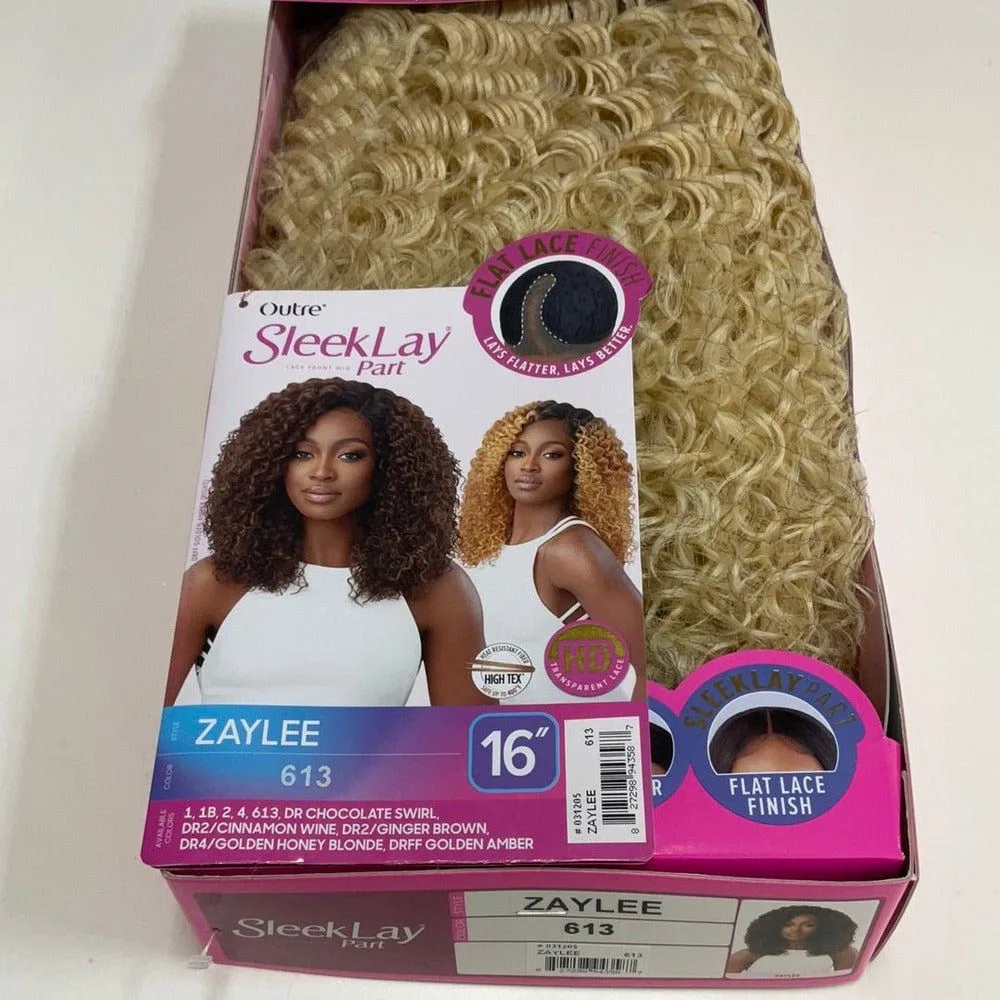 Outre Sleeklay Part HD Synthetic Lace Front Wig - Zaylee thumbnail 6