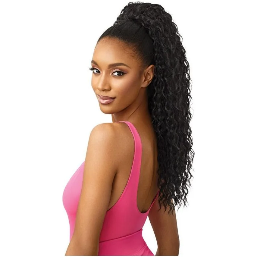 Outre Pretty Quick Synthetic Drawstring Ponytail - Deep Curl 24" thumbnail 4
