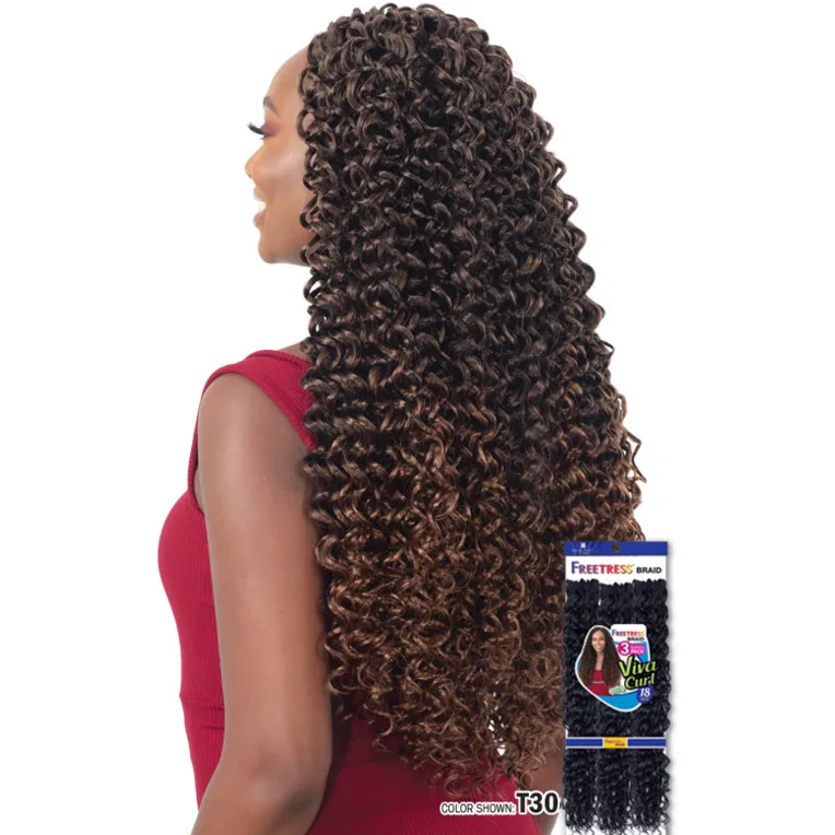 FreeTress: 3X Viva Curl 18" Crochet Braids - FINAL SALE thumbnail 3