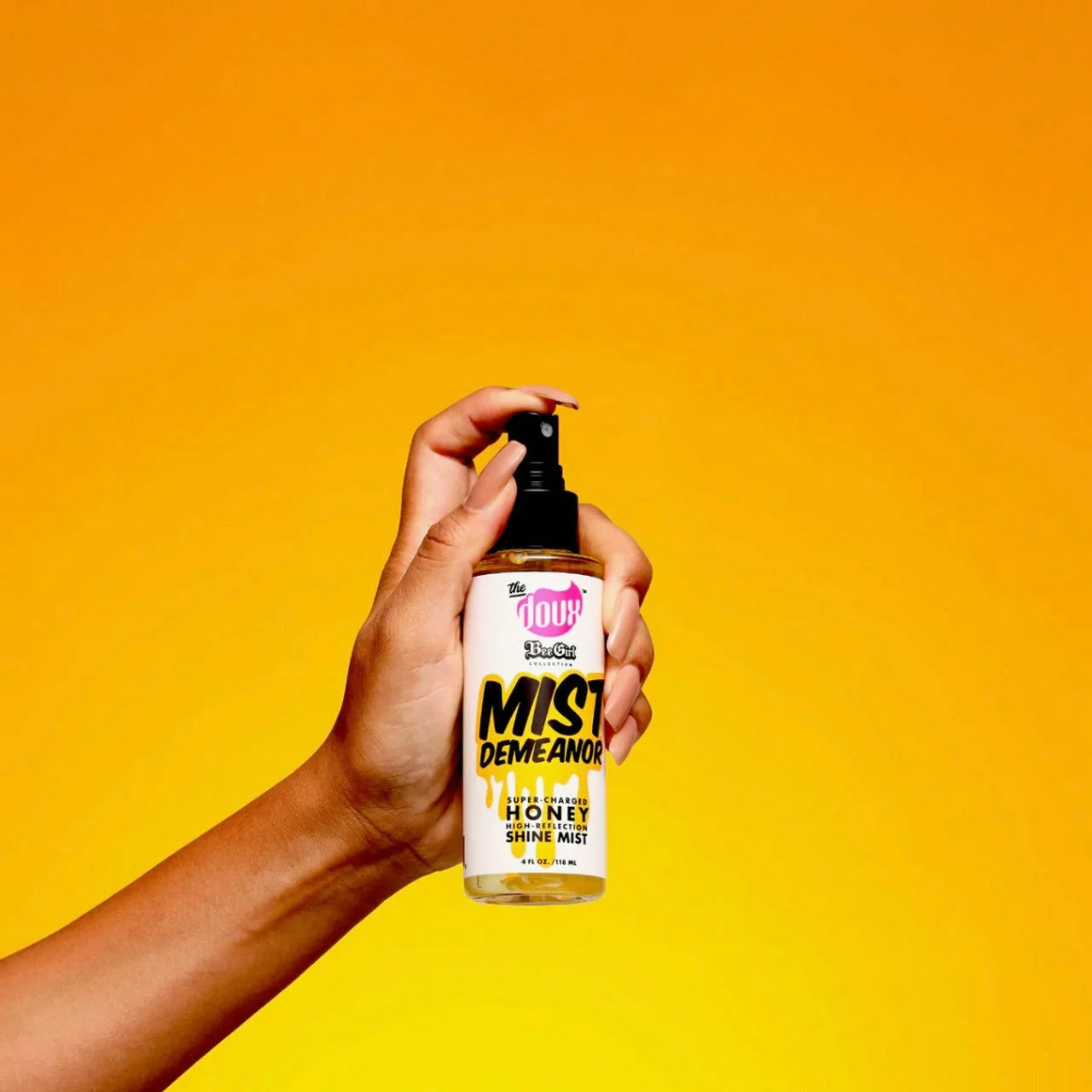 The Doux: Bee Girl Honey Shine Mist Demeanor 4oz thumbnail 2