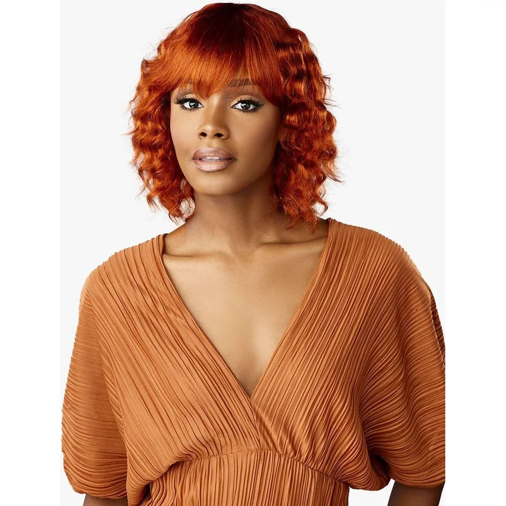Sensationnel Empire Bob Collection 100% Human Hair Full Wig - Wavy Cut 12" thumbnail 4
