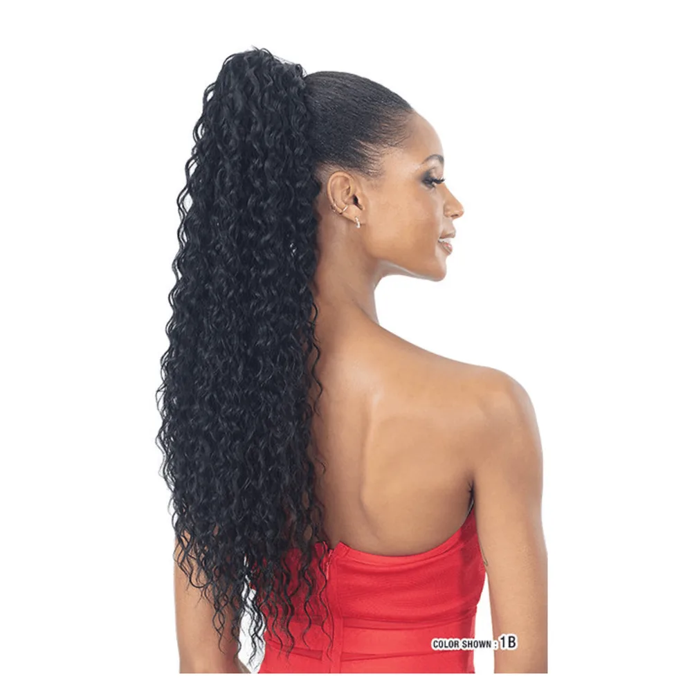 Mayde Beauty Synthetic Drawstring Ponytail – Tempting Doll 28” alternate