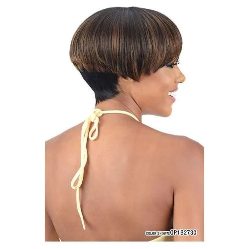 Mayde Beauty Mocha 100% Human Hair Blend Full Wig - Bonbon thumbnail 11