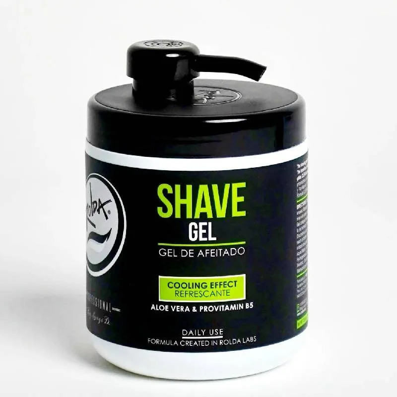 Rolda Shave Gel Cooling Effect Aloe Vera & Pro-Vitamin B5 17.63oz