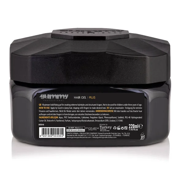 Gummy Hair Gel Plus 220 ml