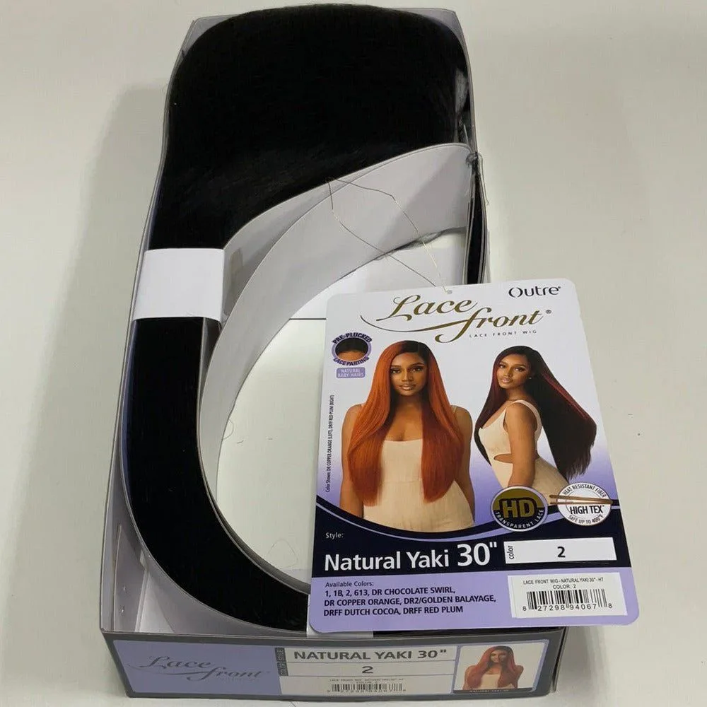 Outre Lace Front Synthetic Lace Wig - Natural Yaki 30" thumbnail 8