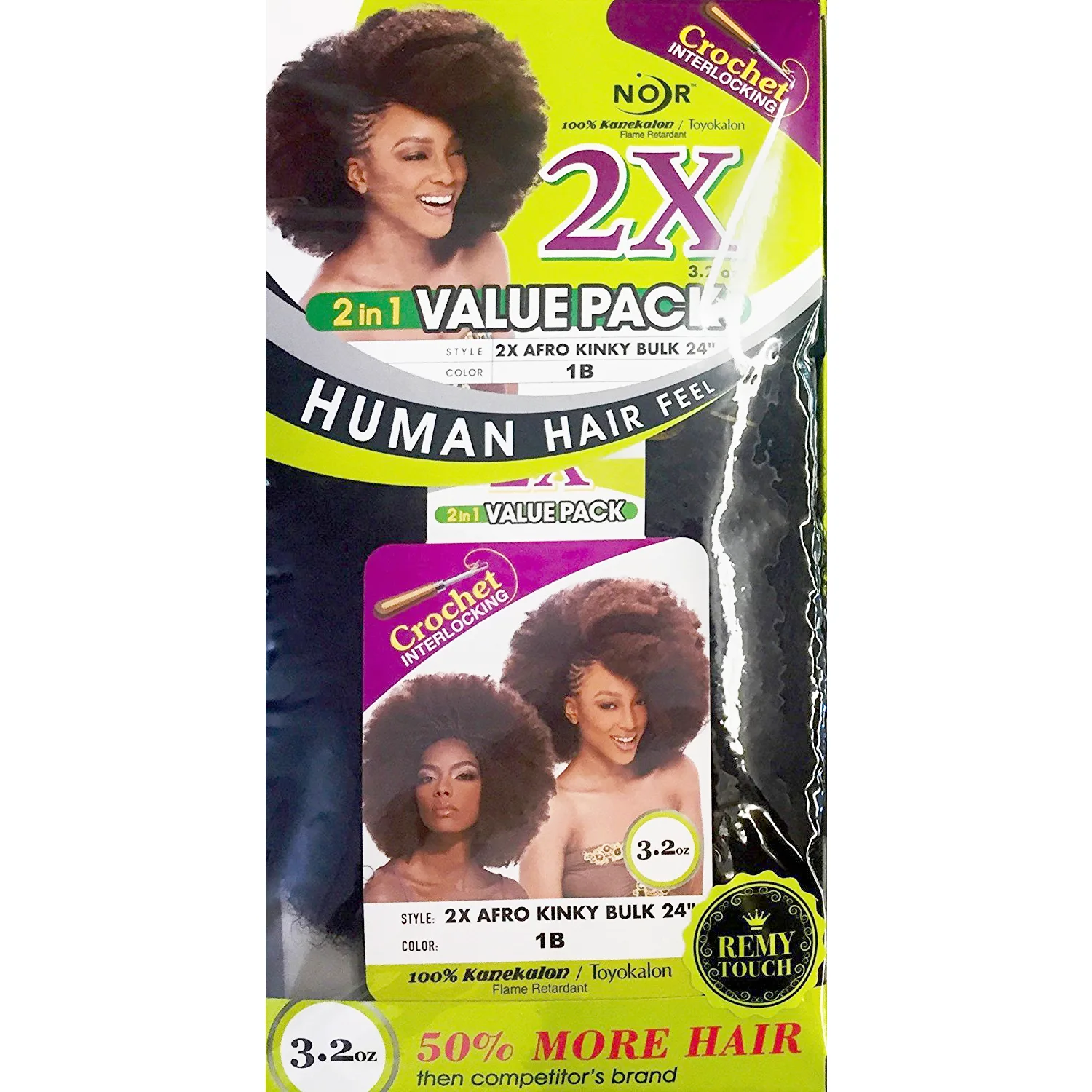 Janet Collection: 2X Afro Kinky Bulk 24" - FINAL SALE thumbnail 3