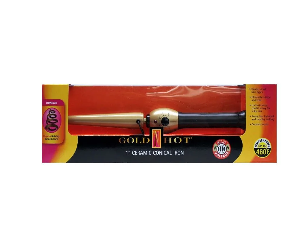 Gold N Hot Ceramic Conical Iron alternate