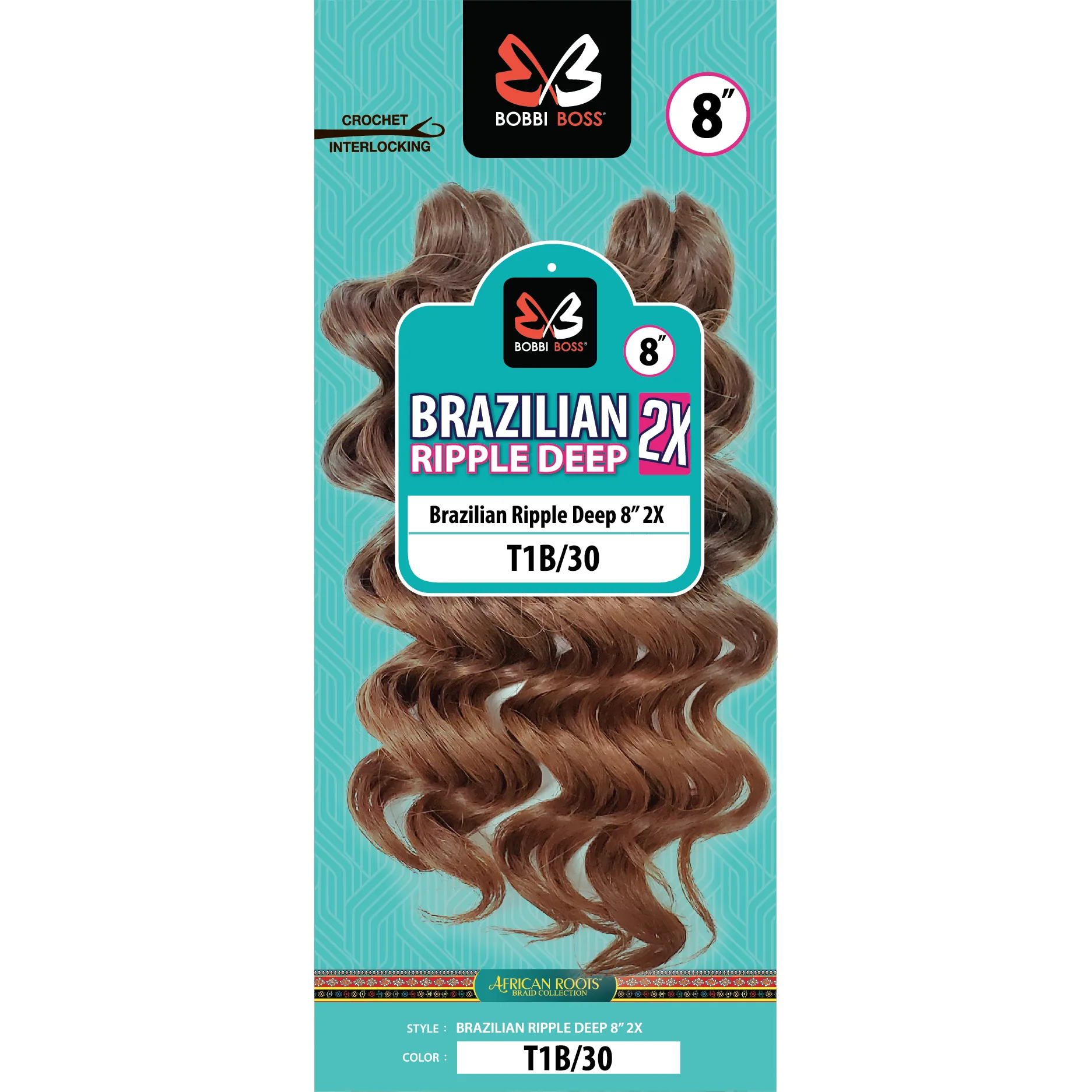 Bobbi Boss: 2X Brazilian Ripple Deep 8" - FINAL SALE thumbnail 2