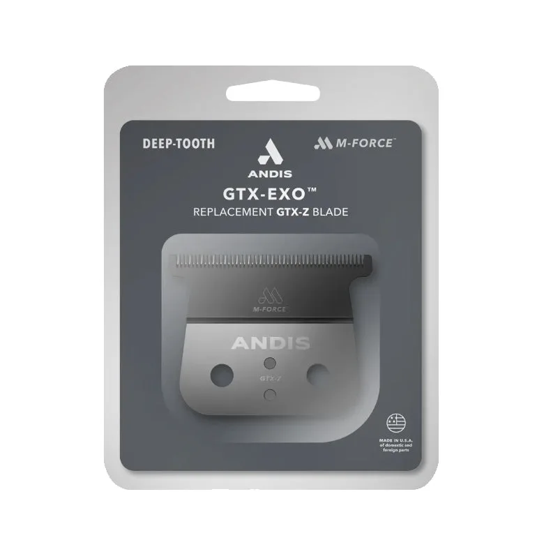 Andis GTX EXO Replacement Blade M-Force - Black Model #AN-562009, UPC: 040102006685