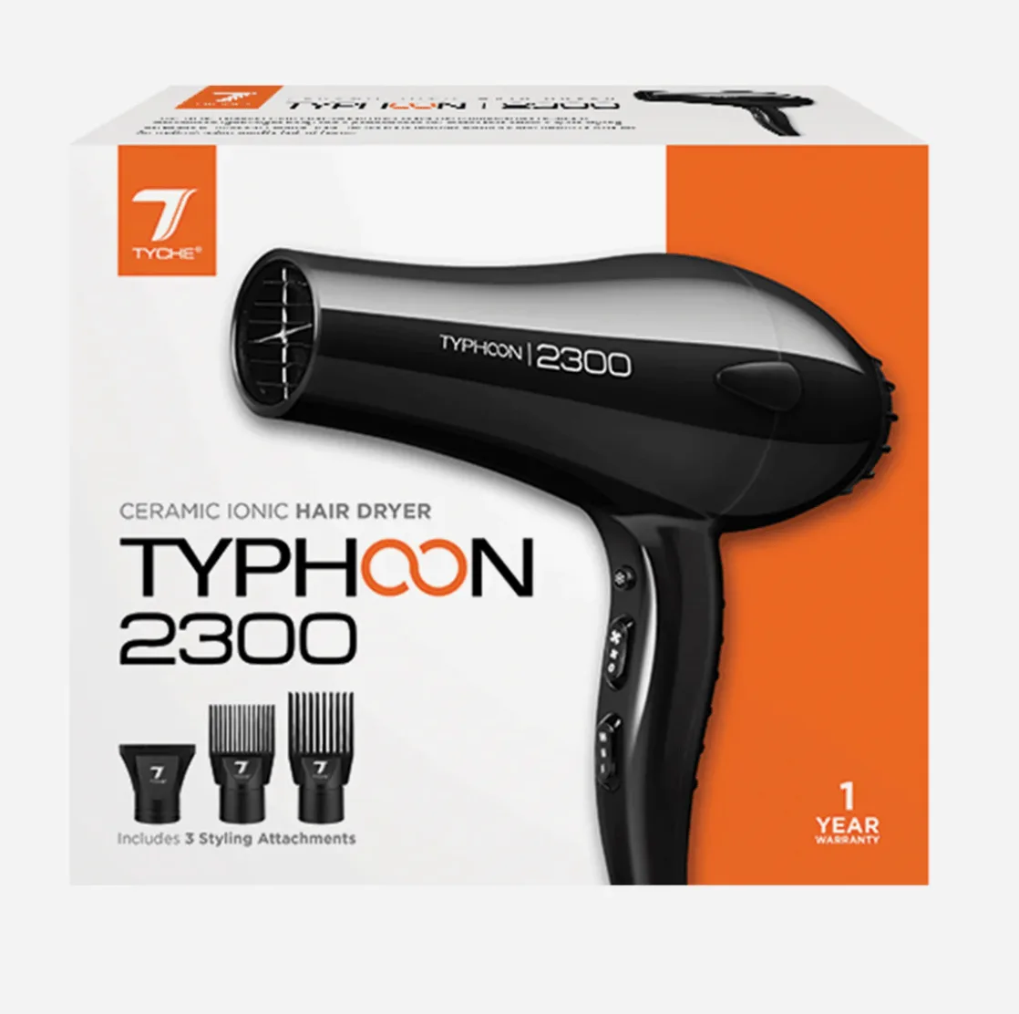 Nicka K Typhoon 2300 Ceramic Hair Dryer thumbnail 2