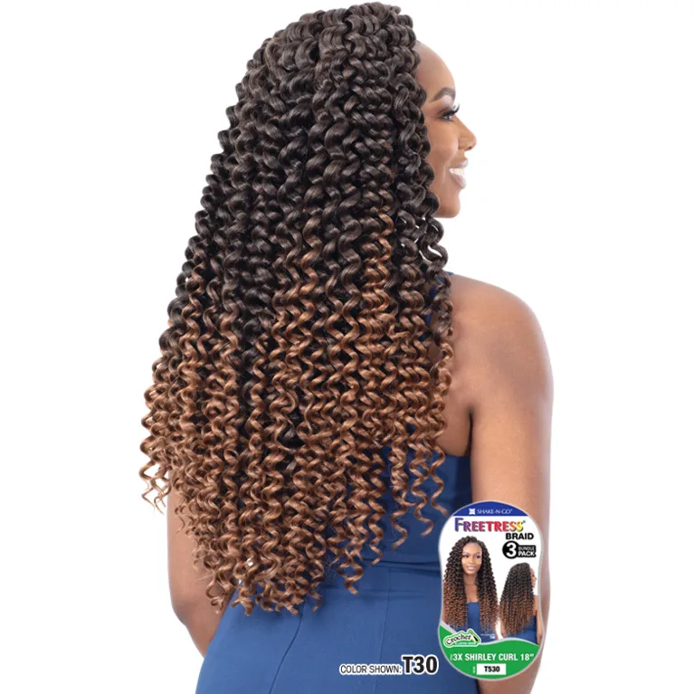 FreeTress: 3X Shirley Curl 18" Crochet Braids - FINAL SALE thumbnail 3