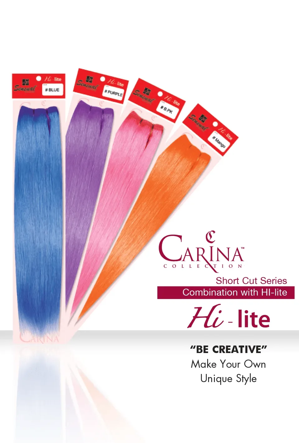 SENSUAL HI-LITE Human Hair Piece – 8" alternate