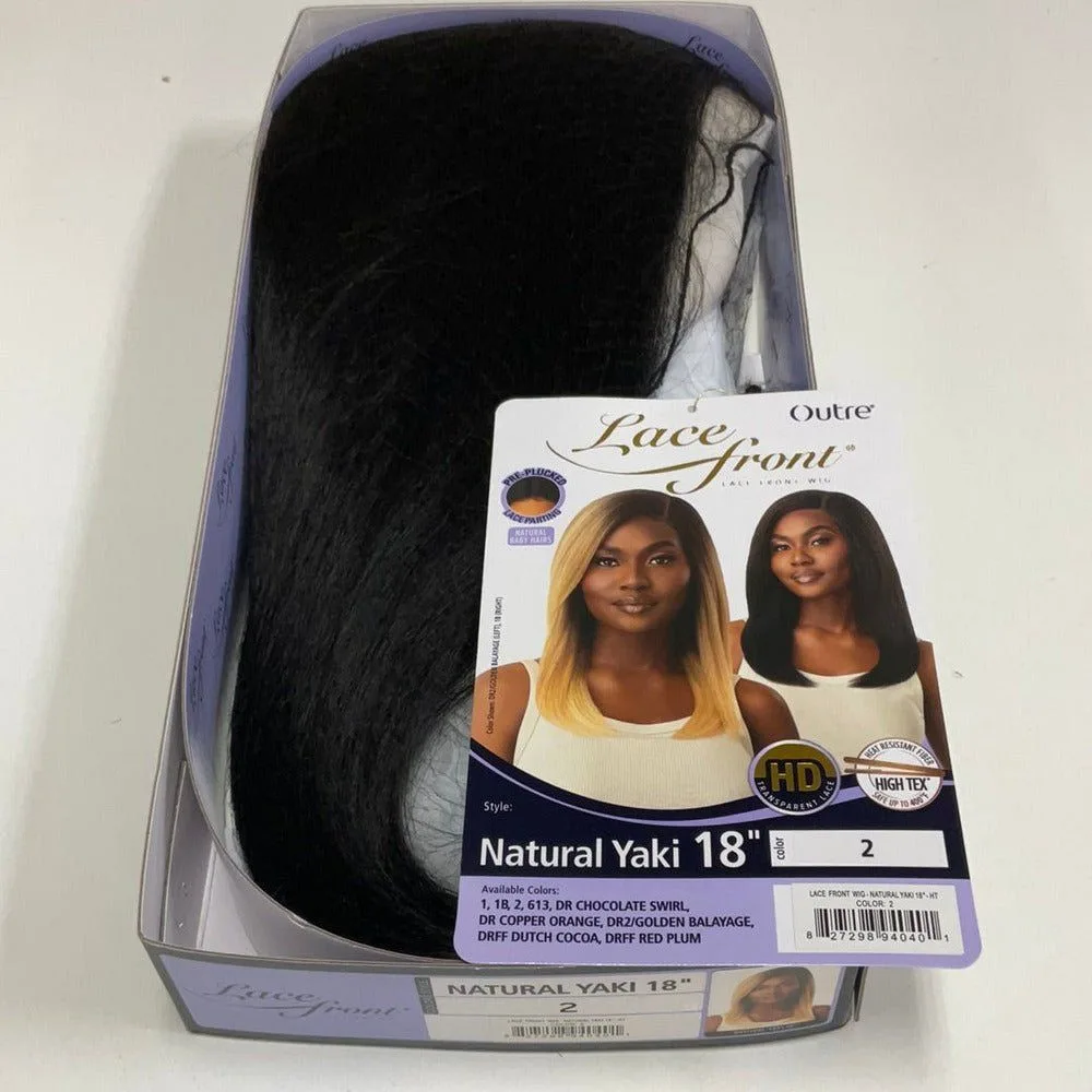 Outre Lace Front HD Synthetic Lace Front Wig - Natural Yaki 18" thumbnail 11