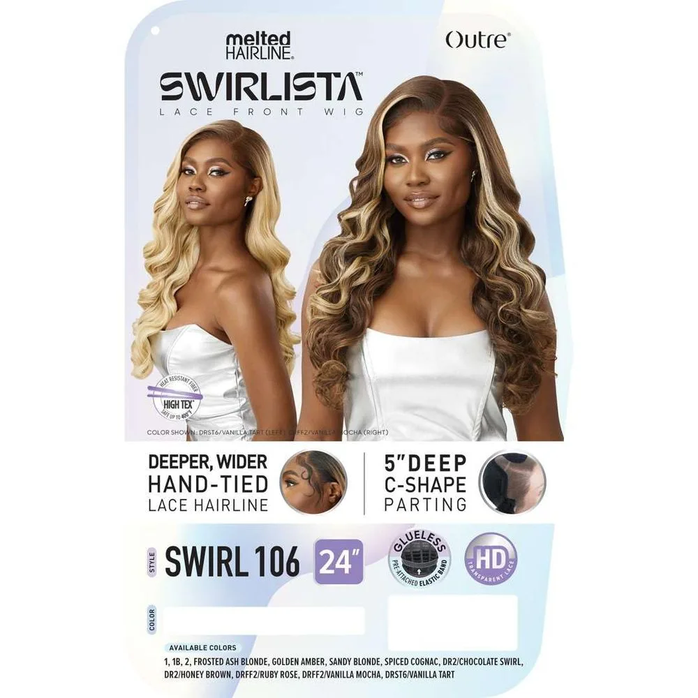 Outre Melted Hairline Swirlista HD Synthetic Lace Front Wig - Swirl 106 thumbnail 5