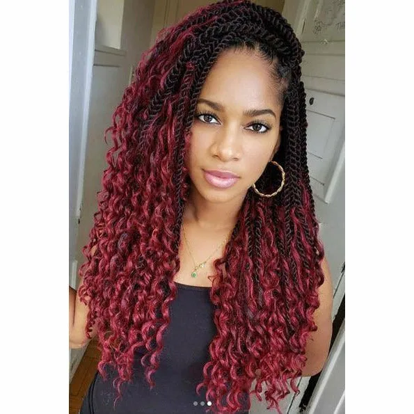 Afri-Naptural: 3X Boho Senegal Twist 20" thumbnail 6