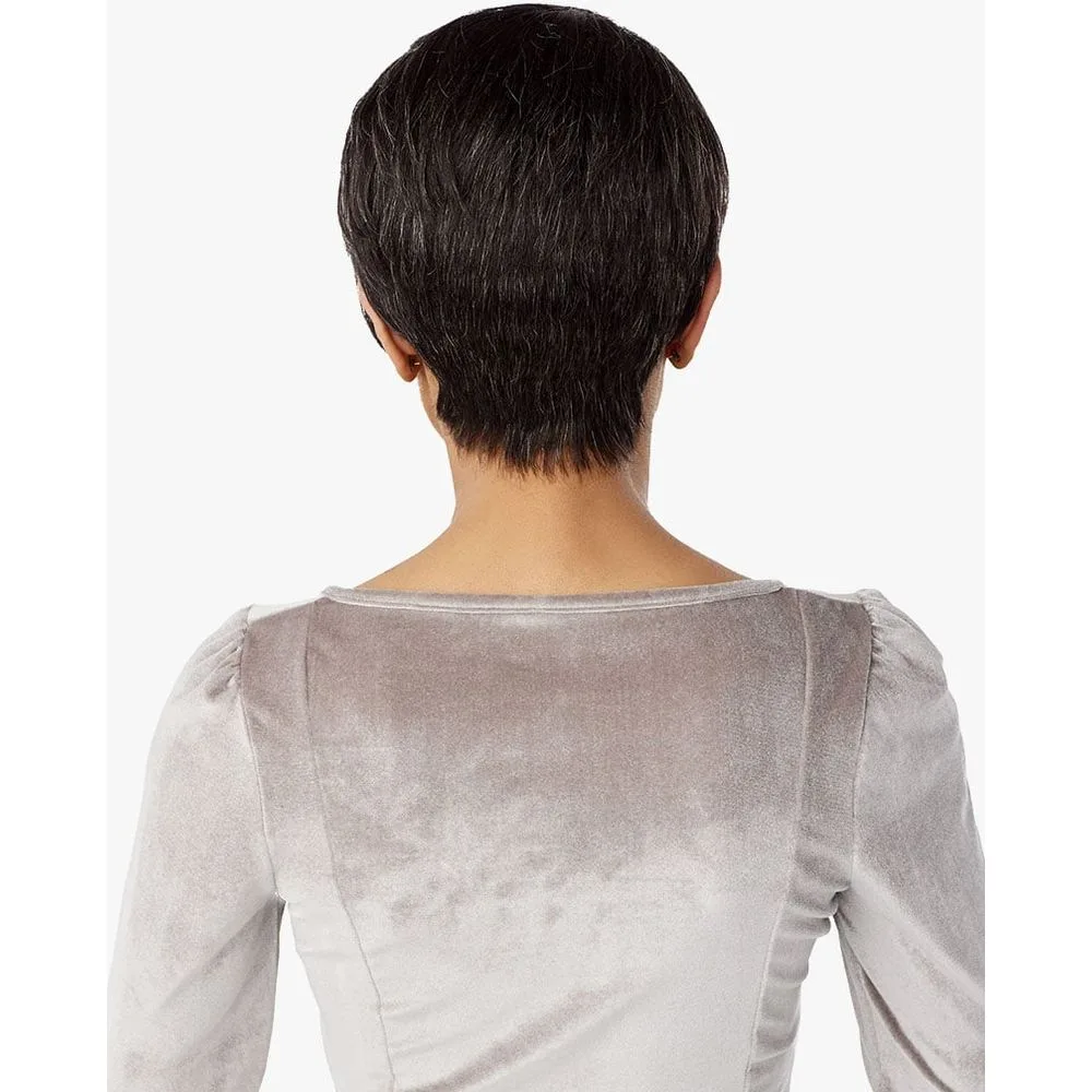 Sensationnel Empire Human Hair Salt & Pepper Full Wig - Denia thumbnail 8