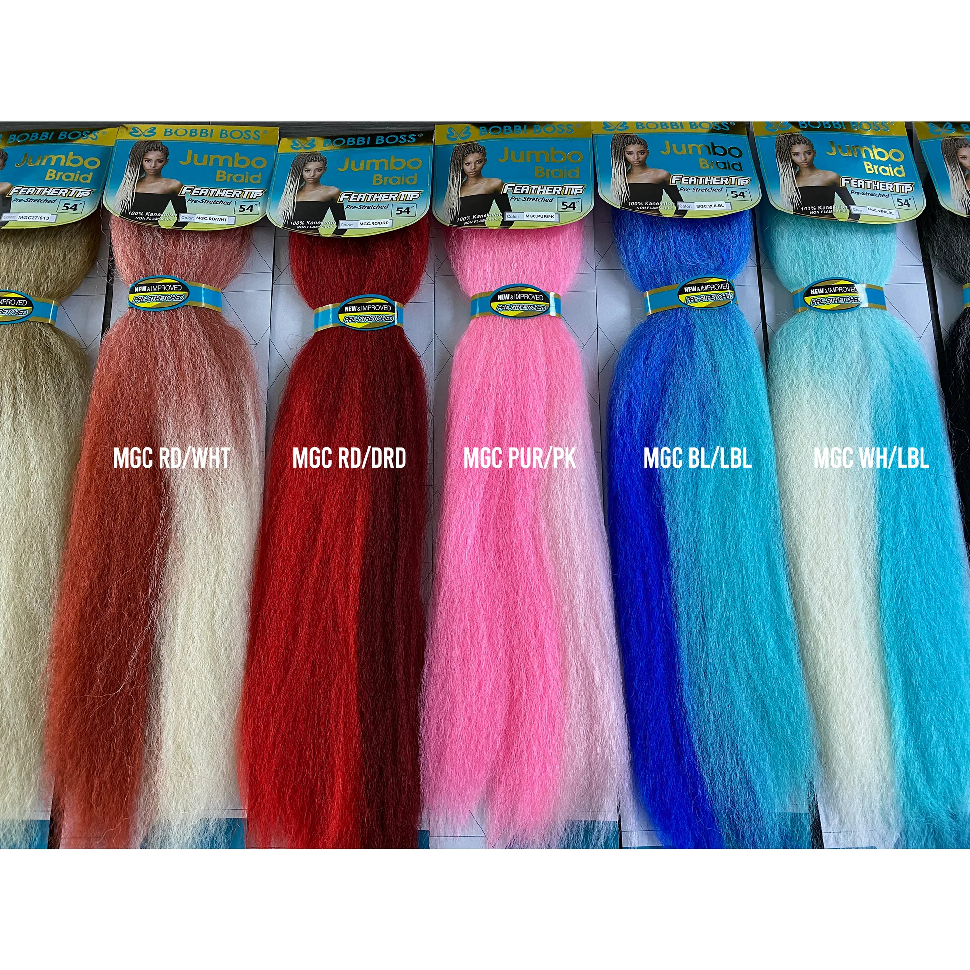 Bobbi Boss: Jumbo Braid Feather Tip Pre Stretched 54" thumbnail 9