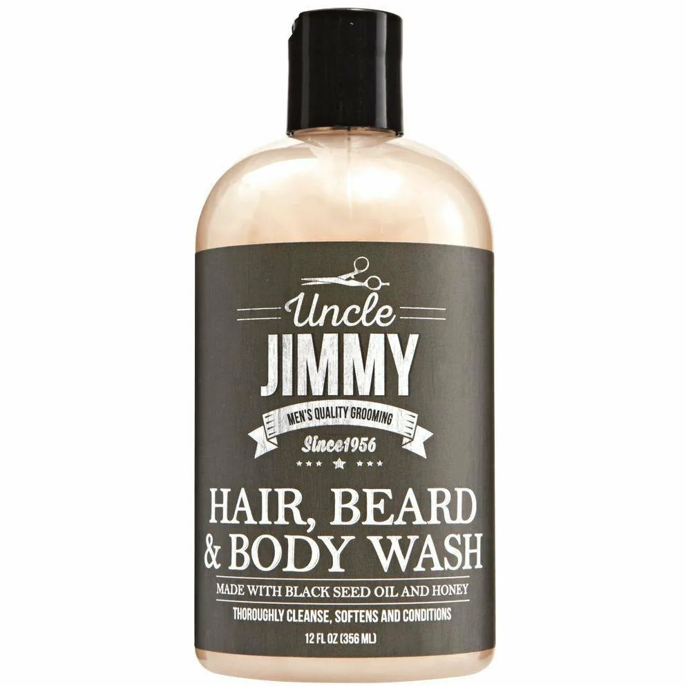Uncle Jimmy: Hair, Beard & Body Wash 12oz