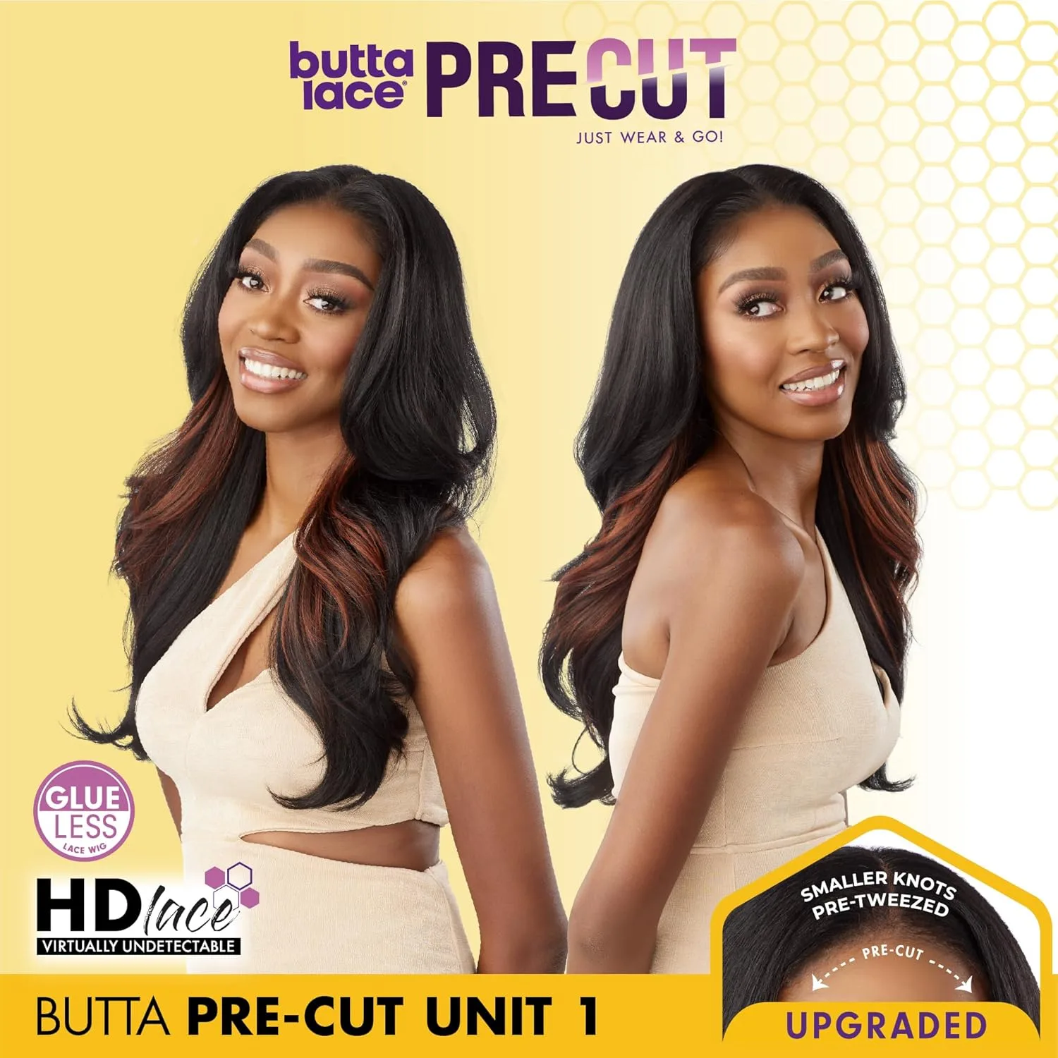 Sensational Butta Lace Pre-Cut HD Lace Wig - Unit 1 alternate