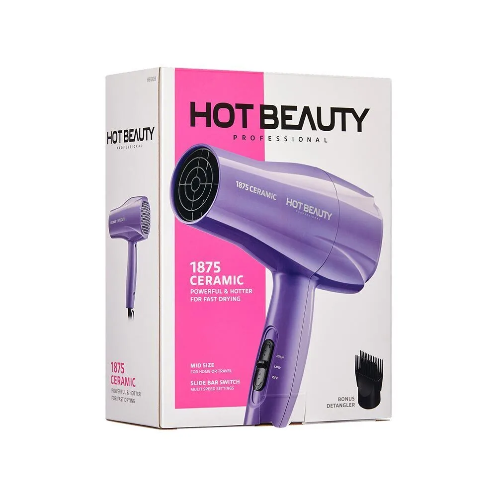 Hot Beauty 1875 Ceramic Blow Dryer thumbnail 6