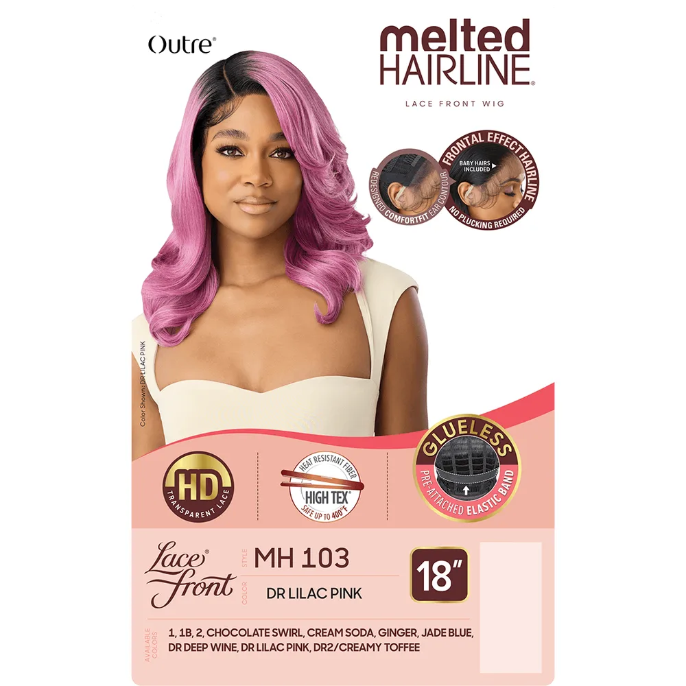 Outre Melted Hairline Synthetic HD Lace Front Wig - MH 103 thumbnail 7