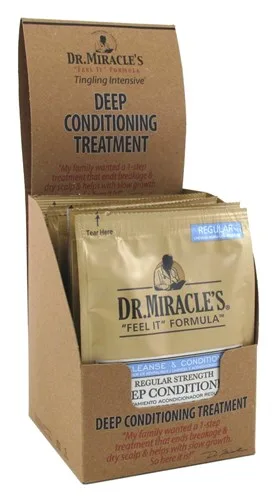 Dr. Miracles Deep Cond Regular Strength Pks 1.75oz (12 Pieces)<br>(Item#46496)<br><br>