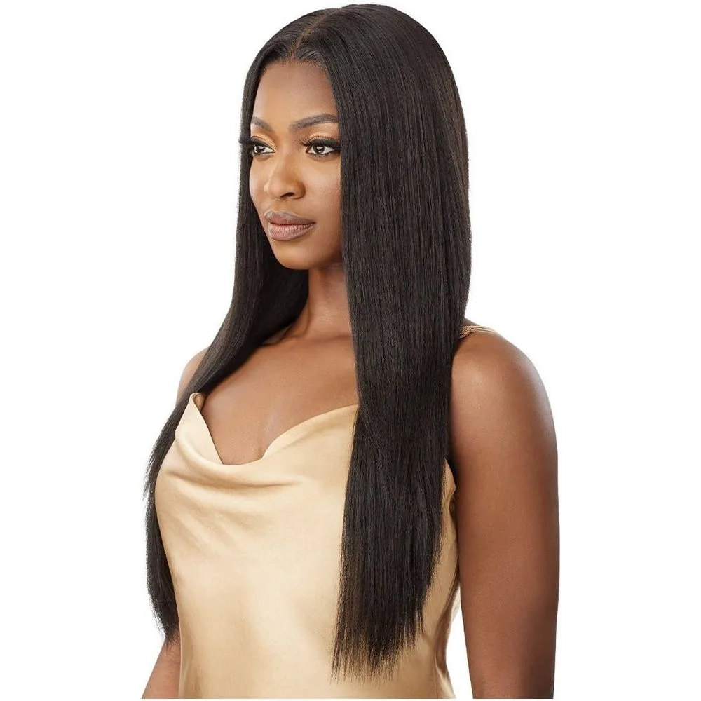Outre 5x5 Lace Closure Wig 100% Human Hair Blend Wig - YAKI STRAIGHT 26" thumbnail 3