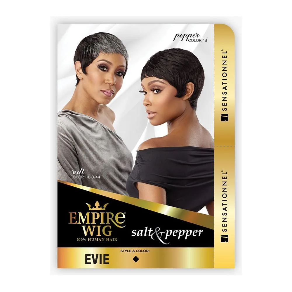 Sensationnel Empire Human Hair Salt & Pepper Full Wig - Evie thumbnail 10
