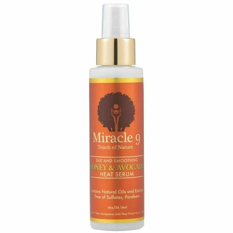 Miracle 9: Silk and Smooth Honey & Avocado Heat Serum 4oz